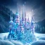 Placeholder: cristal angelic castle crystalline, beau , cosmic, opalescent, opalescent, gemstones, crystals, object, other worldly,water, rock, moss,bright, ice background, neige etang bleu