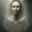 Placeholder: broken, cracked-open woman's face, fine detail, highly intricate, wearing bridal veil, modern surrealism painting, identity crisis, wearing bridal veil, high-quality, volumetric lighting, 8k, ultrahd, George Grie, Marco Escobedo, Igor Morski