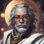 Placeholder: dnd, portrait of celestial scientist