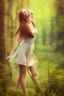 Placeholder: Beautiful smily feminine girl in the forest afternoon ín 24K Resolutions, super HD, Professional PHOTOGRAPHY