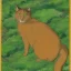 Placeholder: Portrait of a cat by Van Gogh