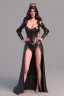 Placeholder: Claudia Schiffer as evil queen in leather gown, voluptuous, cleavage, stern, angry, emperious, cinematic, 8K, realistic, high definiton, unreal 5 engine, dramatic lightning, low key lightning