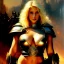 Placeholder: portrait 'beautiful Sexy Extra busty blonde Power Girl naked ',ancient metal armor and Helmet ,painting by gaston bussiere, greg rutkowski, yoji shinkawa, yoshitaka amano, tsutomu nihei, donato giancola, tim hildebrandt, oil on canvas, cinematic composition, extreme detail,fit full head inside picture,32k