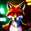 Placeholder: A fox fursona, Furry art, Digital art, cyberpunk, High quality, Backlighting, female, anthropomorphic, full body portrait, 8k resolution, fox tail, Realistic, high quality, great details, within portrait, masterpiece, best quality, cinematic lighting, detailed outfit, vibrant colors, perfect eyes, furry, human body, robotic arm, sfw, in the style of Titanfall, highly detailed face, perfectly drawn