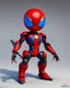 Placeholder: Funny Cute Pixar toon 3D as spider man mecha