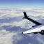 Placeholder: Hyperrealistic Futuristic Airplane