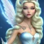 Placeholder: Snow white, beautiful, soft, smiling, straight and long blonde hair, dewy and shiny vibe, diamond crown, long fairy wings in the back, full head