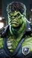 Placeholder: Hulk as police
