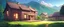 Placeholder: countryside house background with beautiful scenery