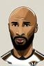 Placeholder: Shikabala Egyptian football player ,cartoon 2d