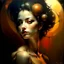 Placeholder: woman face, oil painting, Alen Kopera ,