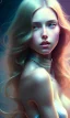 Placeholder: porno model , cute, beautiful, long hair, wavy hair, black eyes, head and shoulders portrait, cinematic, 8k, resolution concept art portrait by Greg Rutkowski, Artgerm, WLOP, Alphonse Mucha dynamic lighting hyperdetailed intricately detailed