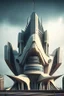 Placeholder: Futuristic Architecture of the building of central bank of a country