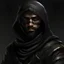 Placeholder: modern assassin "Mustah Bin Da'Wind" realistic grimdark