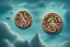 Placeholder: 100mm photo of isometric floating island in the sky, surreal pizza with pizza, intricate, high detail, behance, microworlds smooth, macro sharp focus, centered