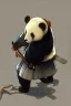 Placeholder: Panda in samurai armour