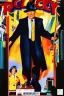 Placeholder: Full body portrait, painting, medium shot lady style of Dick Tracy (1990)