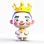 Placeholder: King cheerful 3D cute