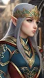 Placeholder: A very close picture to face Elf, 3d realistic anime style, high realistic, ultra detailed, ultra quality, intricate details, highly detailed