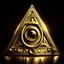 Placeholder: // Illuminati pyramid eye, 16k, 3d