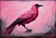 Placeholder: Pink Crow .19th painting