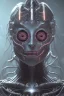 Placeholder: evil berserker, alien, tron, head, bitcoin eyes, 8k, finely detailed, dark light, photo realistic, hr giger, cyberpunk