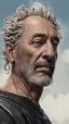 Placeholder: middle aged superhero named Sunpiercer