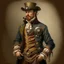 Placeholder: 17th century steampunk man with nice clothes digital art