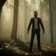 Placeholder: in Forest under vampire outfit blade the movie award winning portrait of a maleunreal 5, octane render,cinema4d, dynamic lighting, dramatic lighting, 4k, redshift render, highly detailed, hyper realistic,anthropomorphic black monstwr long