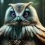 Placeholder: intricate details, realistic, octane, unreal engine, portrait, natural lighting,zoomed out + portrait, volumetric lighting, shiny,extreme detail, Photorealism, High detail, Hyper realistic Owl in forest, macro lens blur,abstract paint, sharp,eos5d mark 4, ef 85mm 5.6, focus, trending by artstation