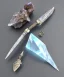 Placeholder: healing quartz crystal shaped as dagger