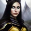 Placeholder: ultra detailed fullbody Portrait in oil on canvas of beautiful female DemonHunter with Skyrim Blackguard's Armor,extremely detailed digital painting, extremely detailed face,crystal clear Big eyes, mystical colors ,perfectly centered image, perfect composition,rim light, beautiful lighting,8k, stunning scene,extremely sharp detail,finely tuned detail, ultra high definition raytracing, in the style of Simon Bisley and Frank Frazetta and robert e howard and Hyun Suk Lee and Ken Kelley