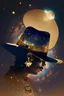 Placeholder: universe meets summer night, soulful, gold jewellery, hat, music,