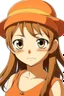 Placeholder: one piece style brown mullet girl character