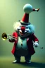 Placeholder: happy fat clown playing trumpet, unreal 5, octane render, cinema4d, dynamic lighting, dramatic lighting, 4k, redshift render, highly detailed, hyper realistic