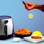 Placeholder: Airfryer and fried egg by dali