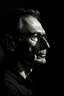Placeholder: portrait markus antonius black and white silquete
