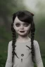 Placeholder: Wednesday Addams toddler, full body, jump, bokeh, hyper realistic