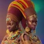 Placeholder: kente african bride model, full body, cinema 4d, octane render, high detail