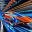 Placeholder: award winning car and driver photograph of a futuristic station wagon designed by only one vehicle per image painted metallic orange traveling at a high rate of speed, jet intake off of front center of vehicle and jet exhaust out the rear with bright blue flame, bilaterally symetrical, more a high speed road vehicle