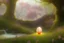 Placeholder: Fantasy magical glowing egg in beatiful spring blosson garden. highly detailed, digital painting, artstation, concept art, smooth, sharp focus, illustration