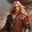 Placeholder: Medival Fantasy, Adult Caucassin Male, Long Blonde Hair, Rouge SwashBuckler