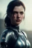 Placeholder: portrait,beautiful gunner girl robot, post-apocalyptic in a cyberpunk city, realistic, intriacte detail, sci-fi fantasy style, volumetric lighting, particales,highly detailed,cinamatic, deep