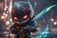 Placeholder: Chibi pyke venom in 8k solo leveling shadow artstyle, in the style of fairy academia, pirate them, mask, close picture, neon lights, intricate details, highly detailed, high details, detailed portrait, masterpiece,ultra detailed, ultra quality