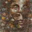 Placeholder: an abstract painting of rusted metal and flowers, by anselm kiefer and lucian freud, rust, scaffolding, iron cladding, decay, mixed media, textured, anatomically correct, beautiful perfect face, sharp focus, highly detailed