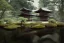 Placeholder: a ancient japanese temple in the middle of a forest mear a small river, extremely highly detailed, high quality, 8k hdr, octane render, unreal engine 5, hyperrealistic, concept art, trending on artstation, dramatic lighting, cinematic, high coherence, path tracing, ruins, clouds in the sky, singular building, centered