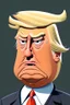 Placeholder: Donald Trump Former President of the United States cartoon 2d