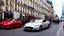 Placeholder: A Tesla's 'Model S Plaid' is racing at top speed, by the 'Sacre Coeur', in Paris. CINEMATIC. WIDE ANGLE LENS. PHOTO REAL.