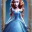 Placeholder: extrem tim burton style cinderella, ultra detailed,