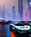 Placeholder: car in a cyberpunk futuristic city with flying cars|mdjrny-v4 style| wide angle| intricate detailed| to scale| hyperrealistic| cinematic lighting| digital art| concept art